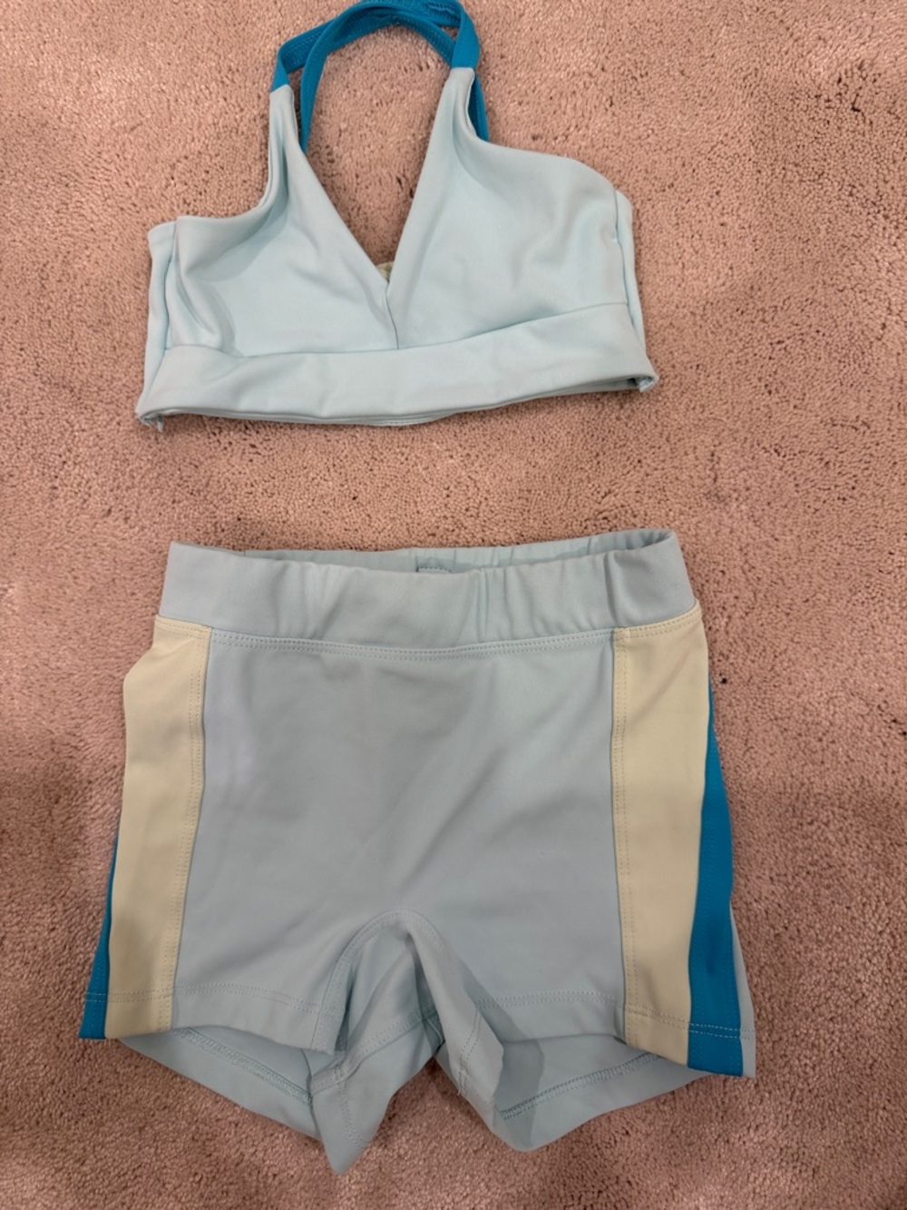 Five the Label Kids Light Blue Two-Piece Active Set